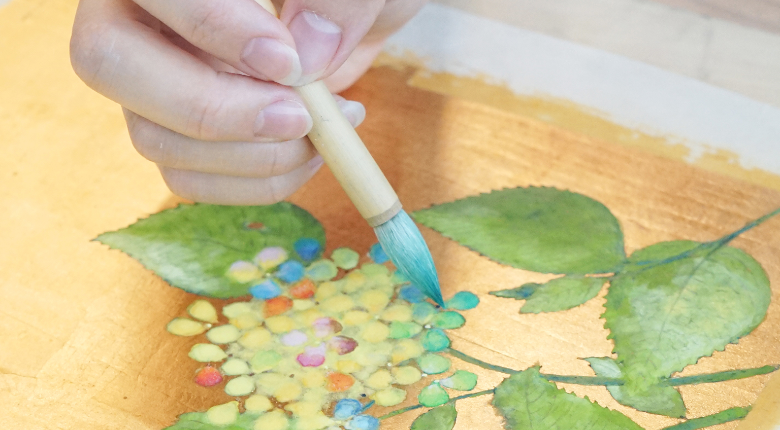 日本画 水墨画コース 絵画教室アトリエ オモ3 東京 表参道駅から徒歩3分の絵画教室